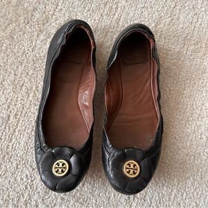 Tory Burch Flower Flats Size 7